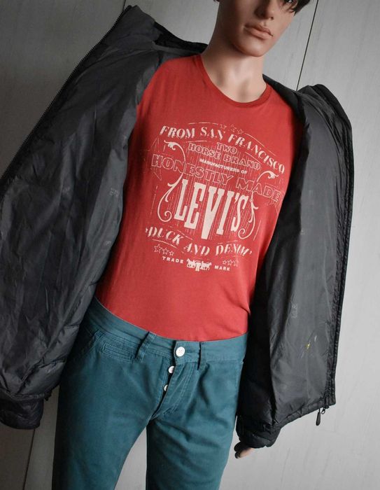 Kurtka zimowa XL puchowa pikowana z kapturem ciepła Jack Wolfskin