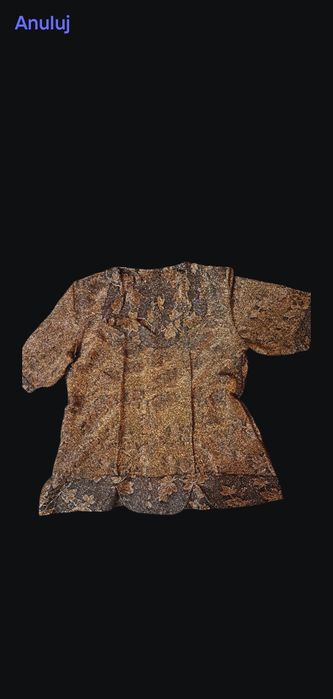 Złoto czarna bluzka rozm Xl