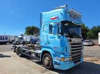 SCANIA R440 6X2 bdf rama 2013 rok kontenerowa do zabudowy skrętna oś