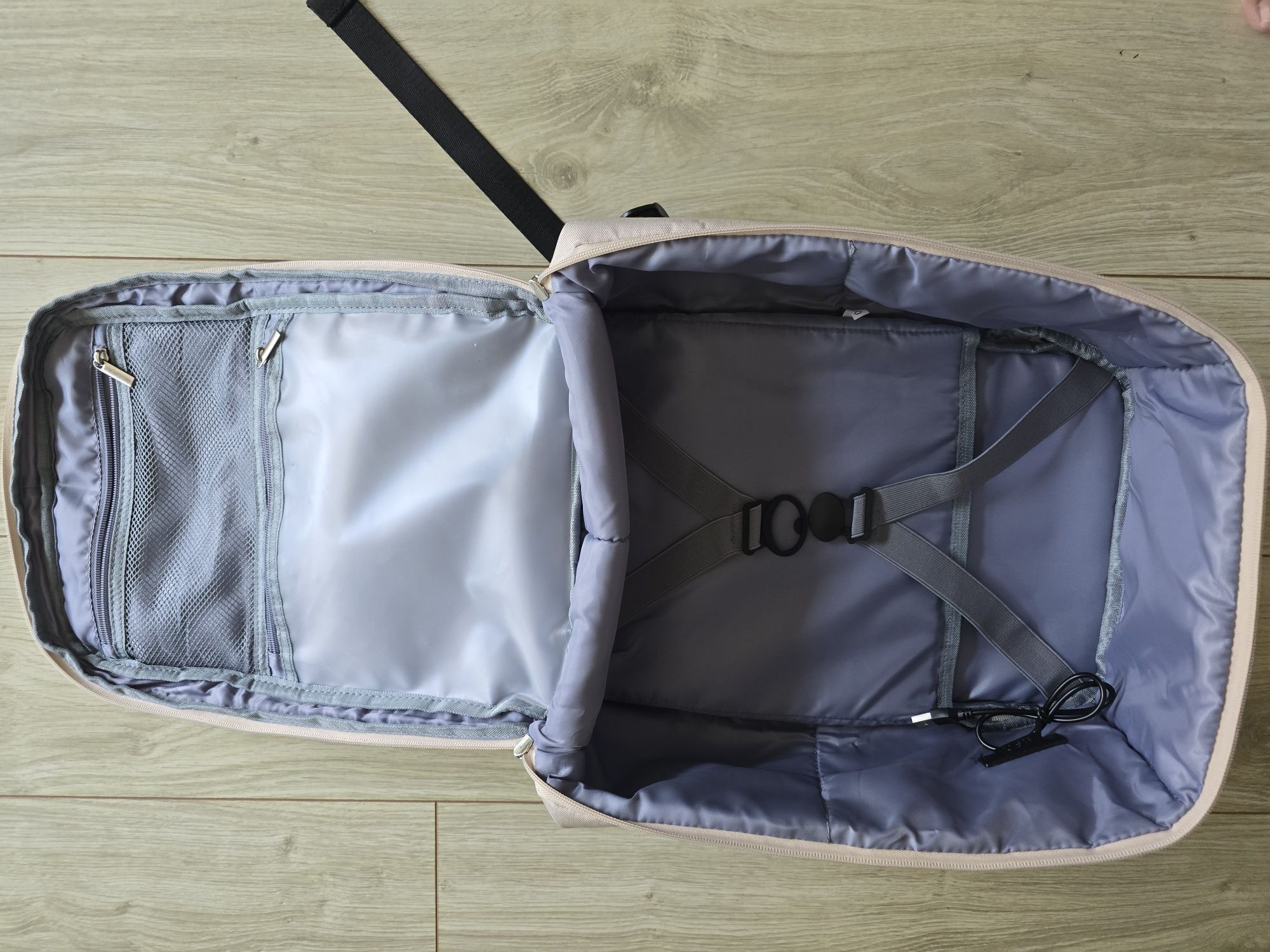 Mochila de cabine bege