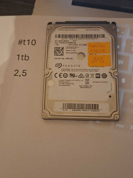 dysk twardy hdd 1tb 2,5 sprawny #t10