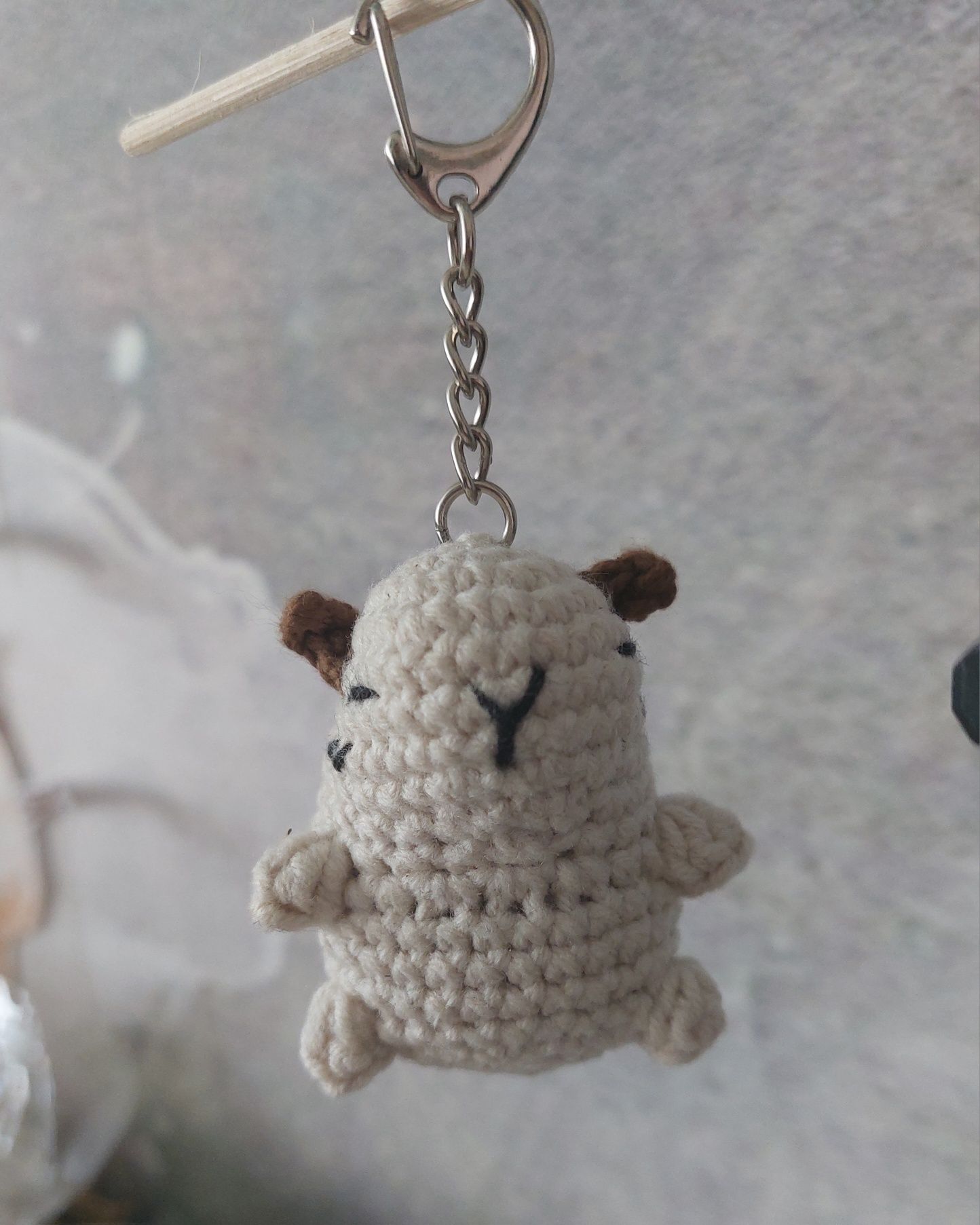 Brelok kapibara handmade