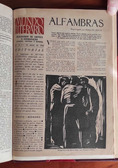 Mundo Literário. Semanário de Crítica e Informação