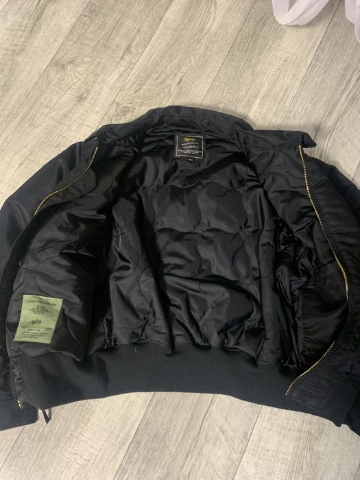 Оригинальный бомбер Alpha industries CWU 45 bomber куртка jacket