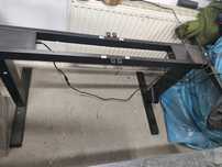 Stelaż do biurka elektrycznego dwa silniki, do 125kg, wys.  do 129cm