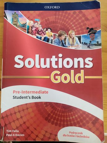 Podręcznik do j.angielskiego Solutions Gold Pre-Intermediate