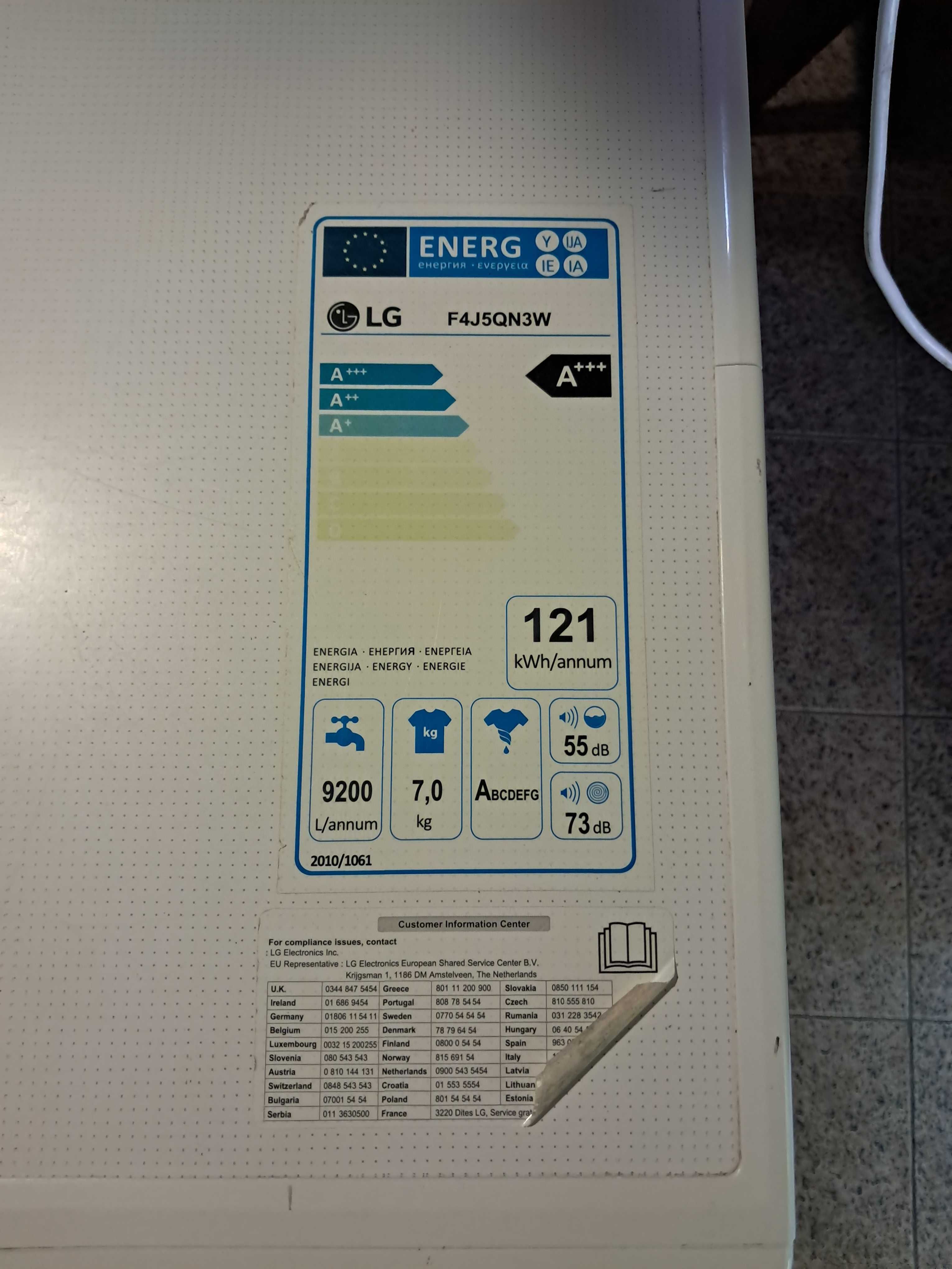 Máquina de Lavar Roupa LG  Motion DD