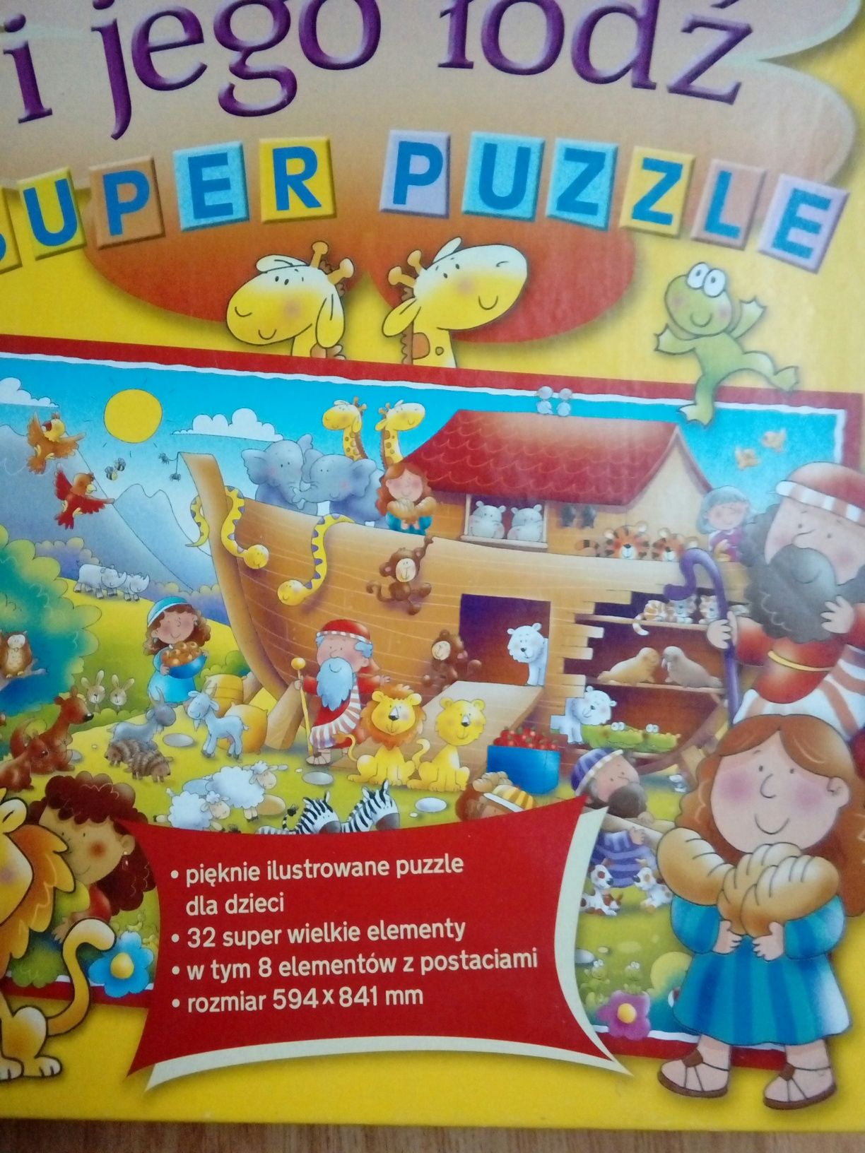 Mega duże puzzle Arka Noego