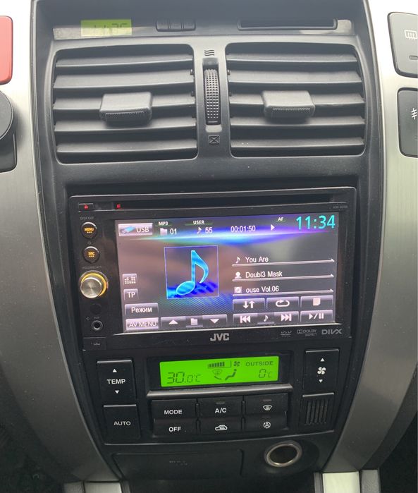 2din магнитола JVC