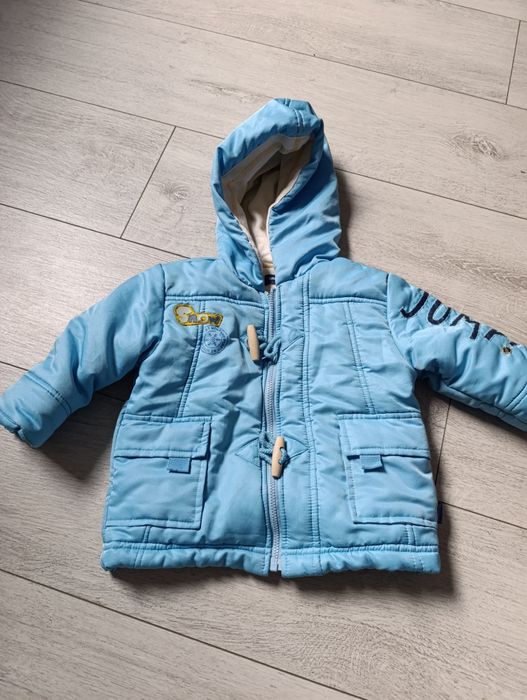 Niebieska kurtka ocieplana original marines 68 74