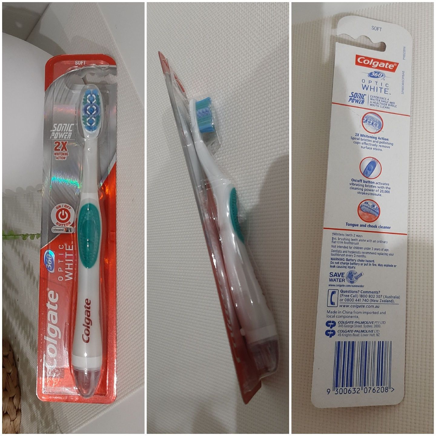 Zestaw 2x szczoteczka soniczna Colgate / nowe