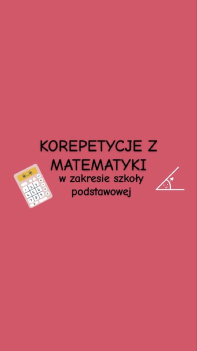 Korepetycje z matematyki