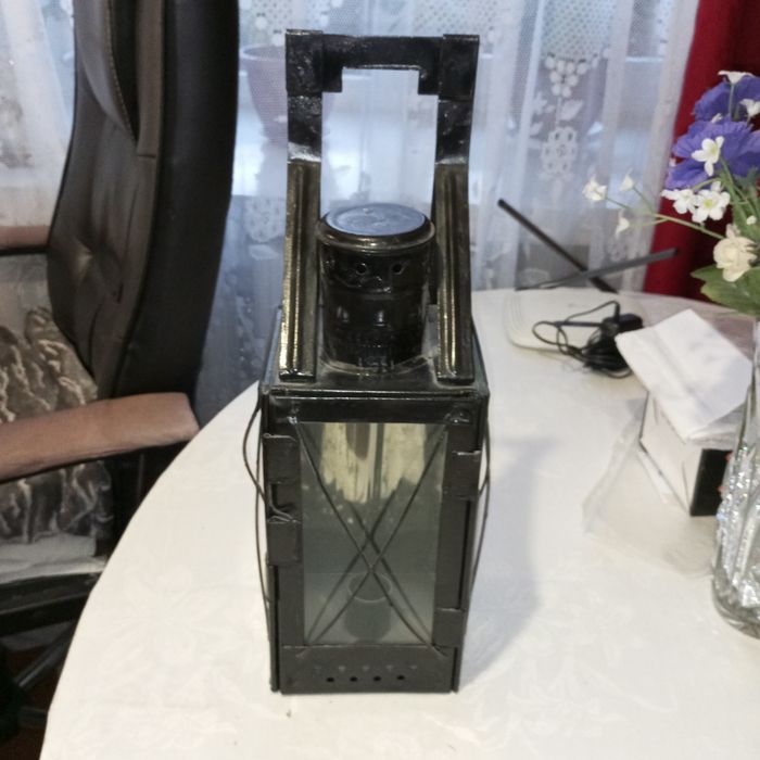 Лампа вогонной теплушки под стальную свечу 1953г.