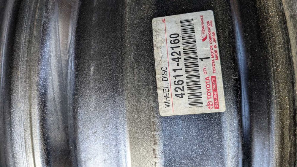 Диски от Toyota Rav4 r16 5/114.3