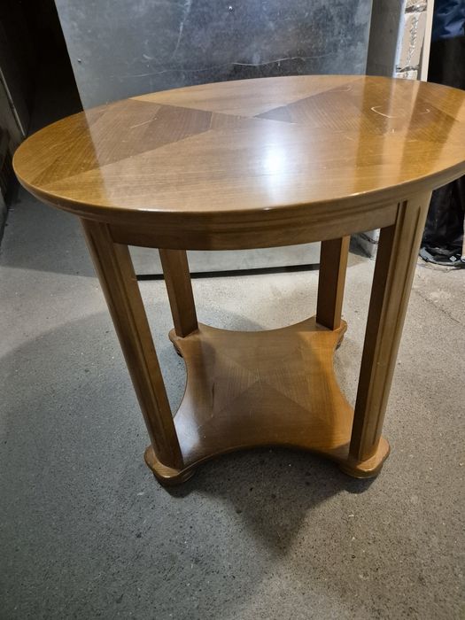 Stolik kawowy z drewna