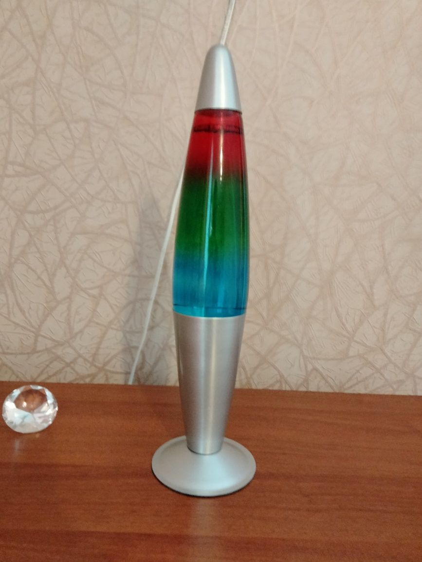 Лава лампа с блестками глиттер, glitter 42 см