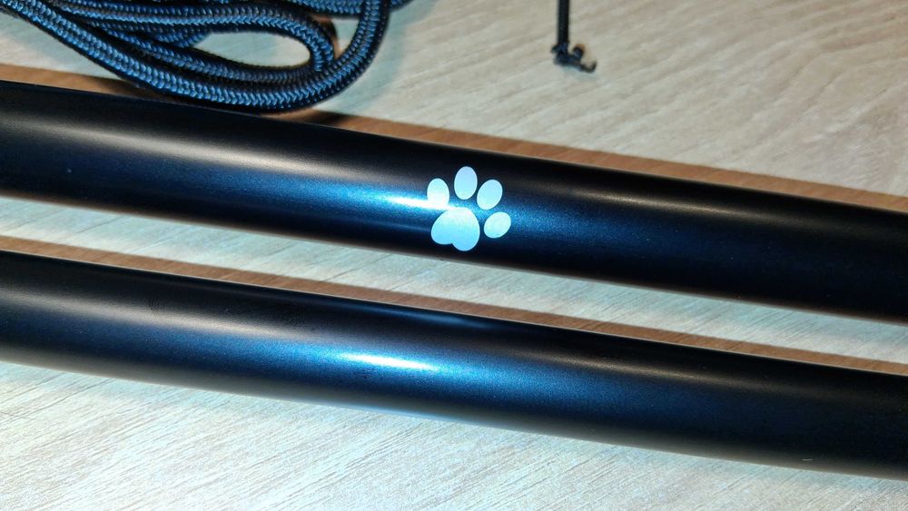 Teleskopowa Smycz Rowerowa Dla Psa Amortyzator Łapka