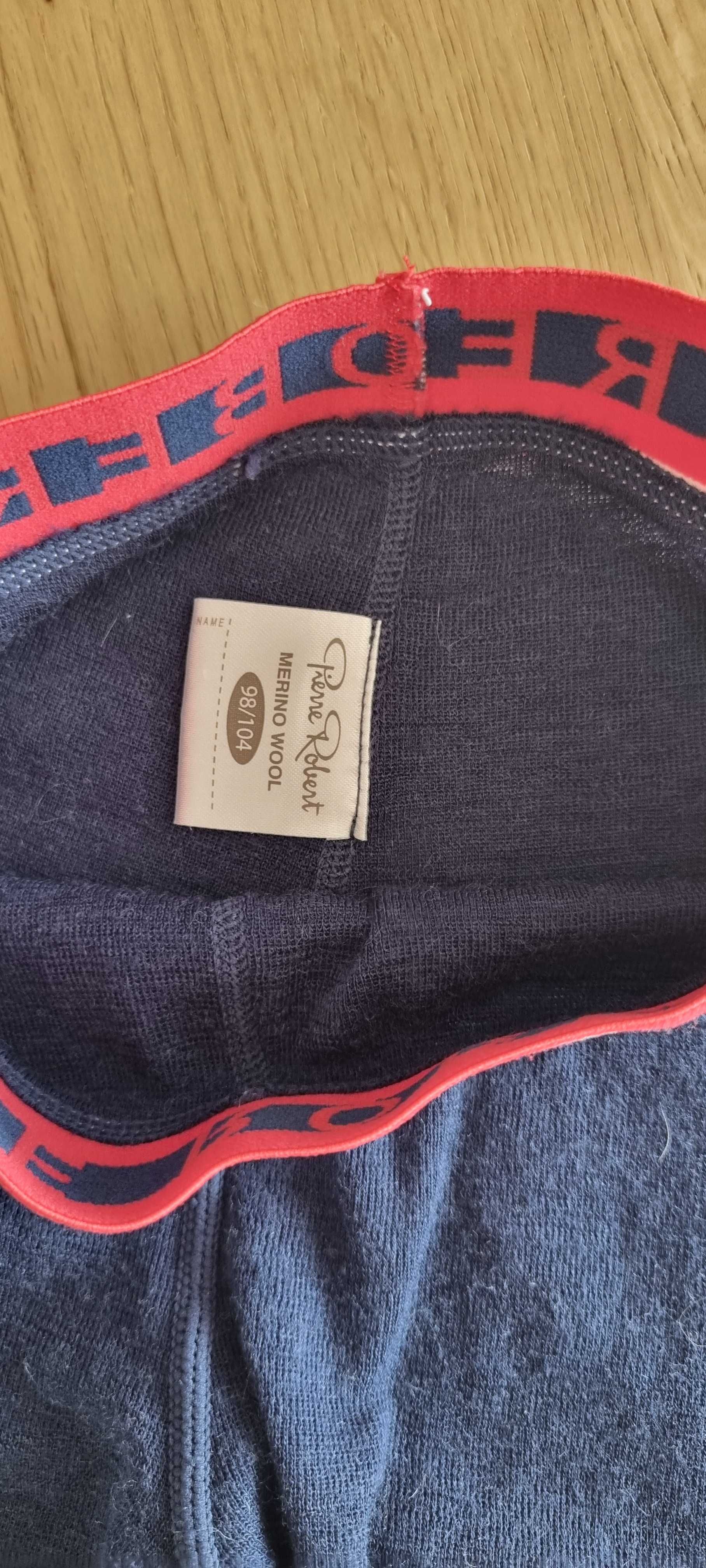 Komplet wełniany Pierre Robert i Bruse wool merino 100% 98 do 104