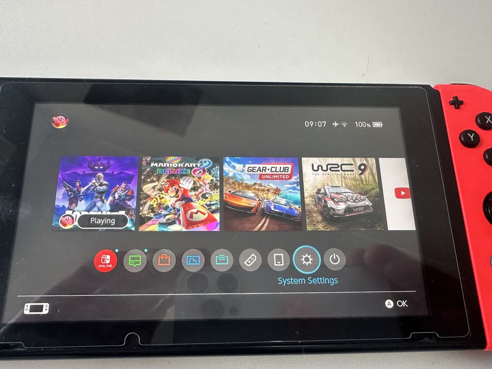 Nintendo Switch V2+4 gry