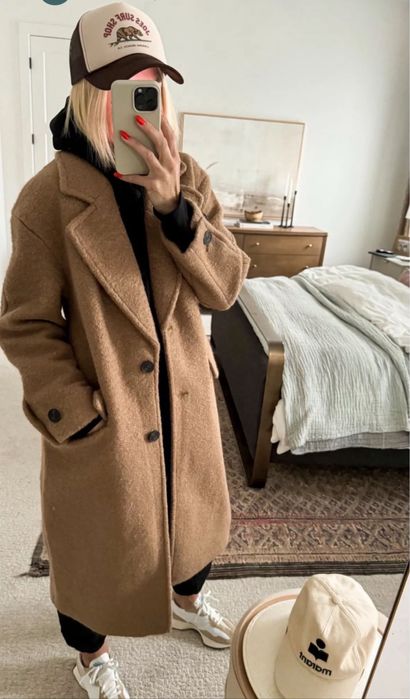 Стильне пальто Zara оверсайз
