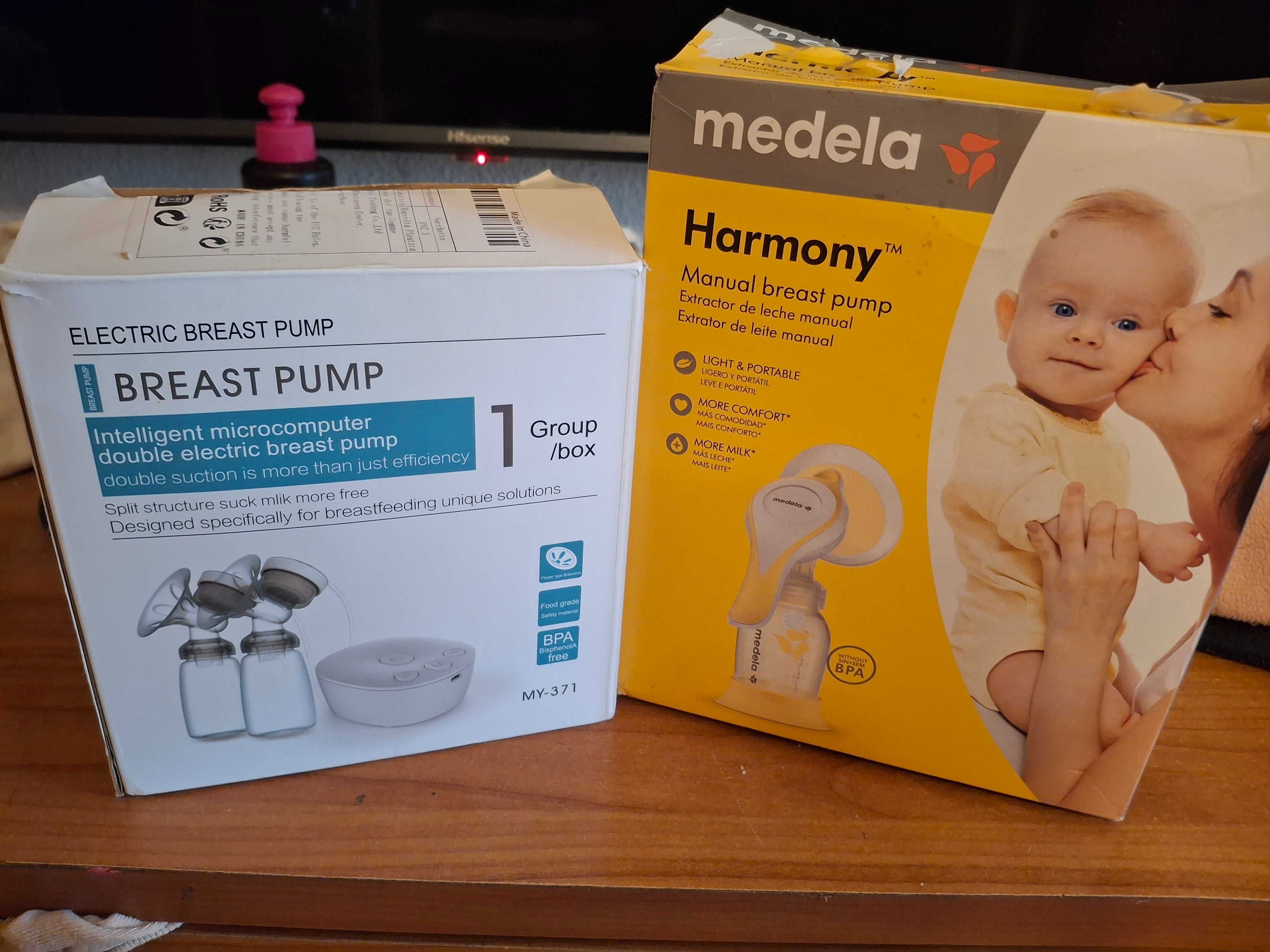 Bombas de tirar leite duas novas,ler ate ao fim
