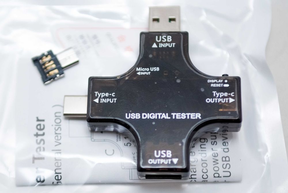 USB тестер Sjaming SZB для всех типов разъёмов