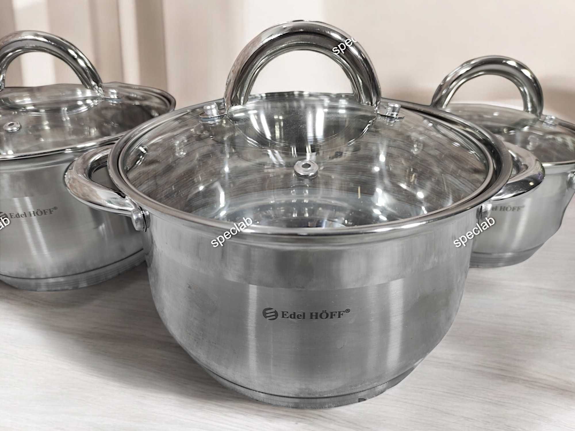 Zestaw garnkow EDELHOFF EH-9099 Gaz, indukcja, halogen, ceramika