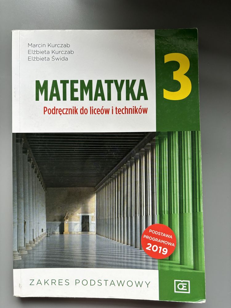 Matematyka 3 podręcznik zakres podstawowy