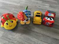 Zabawki zestaw autka mcqueen piesek interaktywny baby clementoni