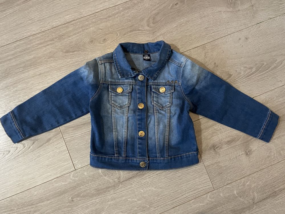 Kurtka jeansowa zara kids, roz 86 (12-24msc)