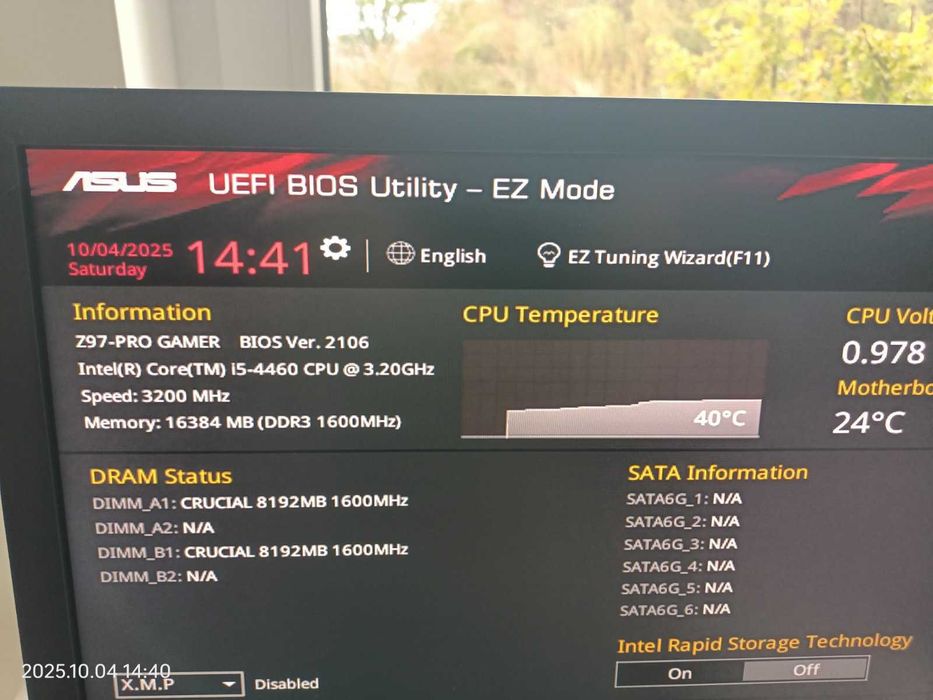 Asus Z97-Pro Gamer s1150 + Core i5 4460 BOX + 16Gb DDR3 + M2 Support