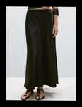 Massimo Dutti maxi spódnica brązowa M