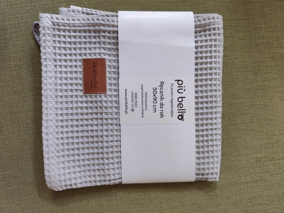 Piubello Ręcznik do rąk z bawełny wafelkowej