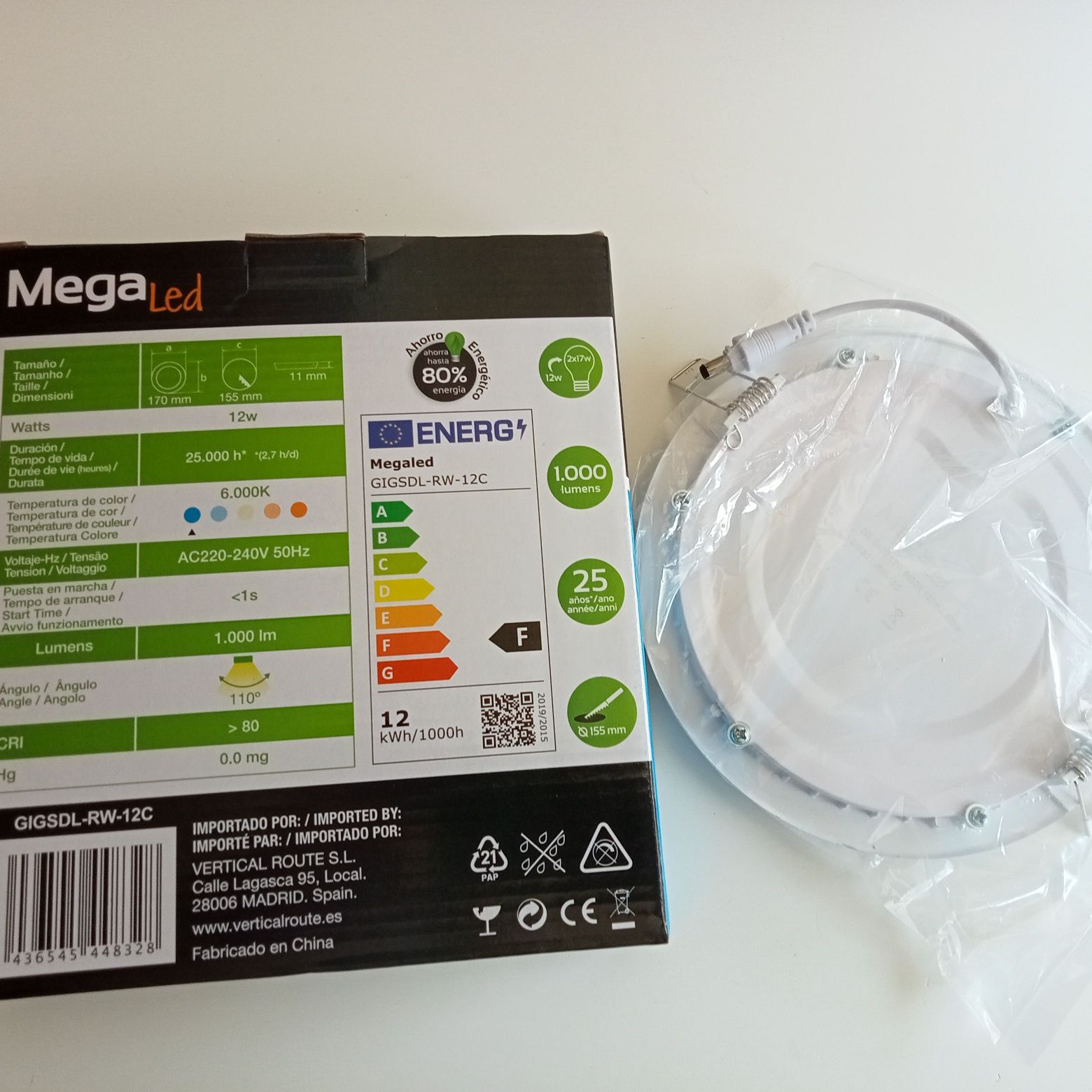 Vendo LED's de encastre