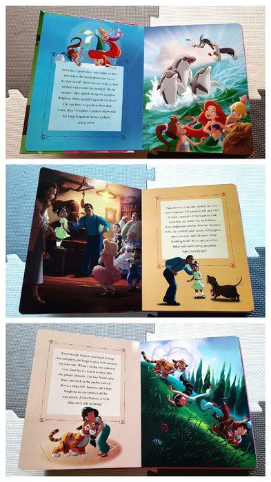 Disney Princess Beginnings My Busy Books książka z figurkami angielski