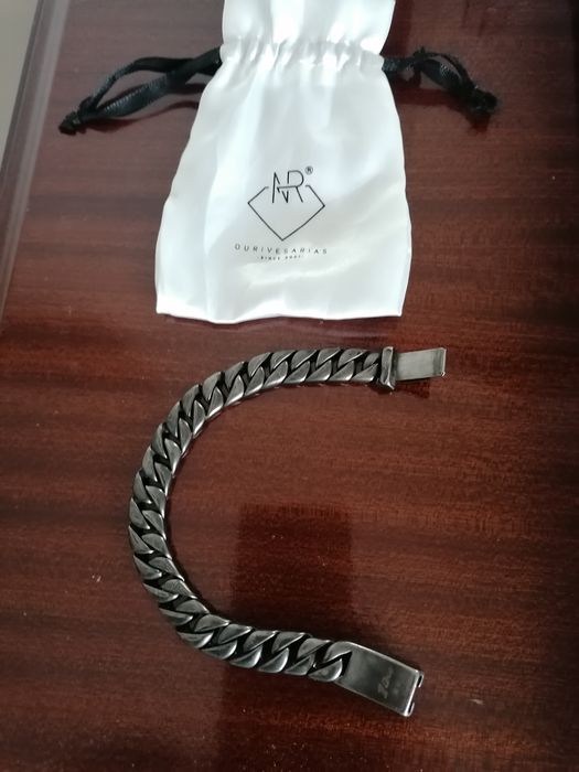 Pulseira NOVA aço ourivesaria
