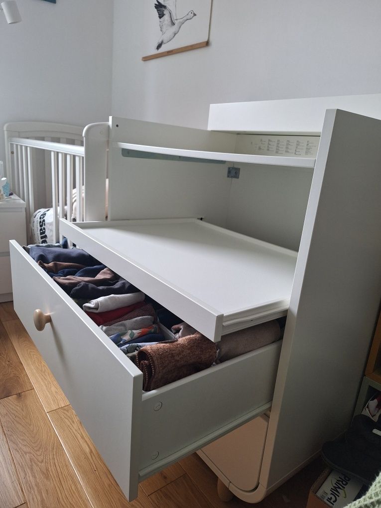 Komoda myllra, myrlla, biała, niemowlęca, Ikea
