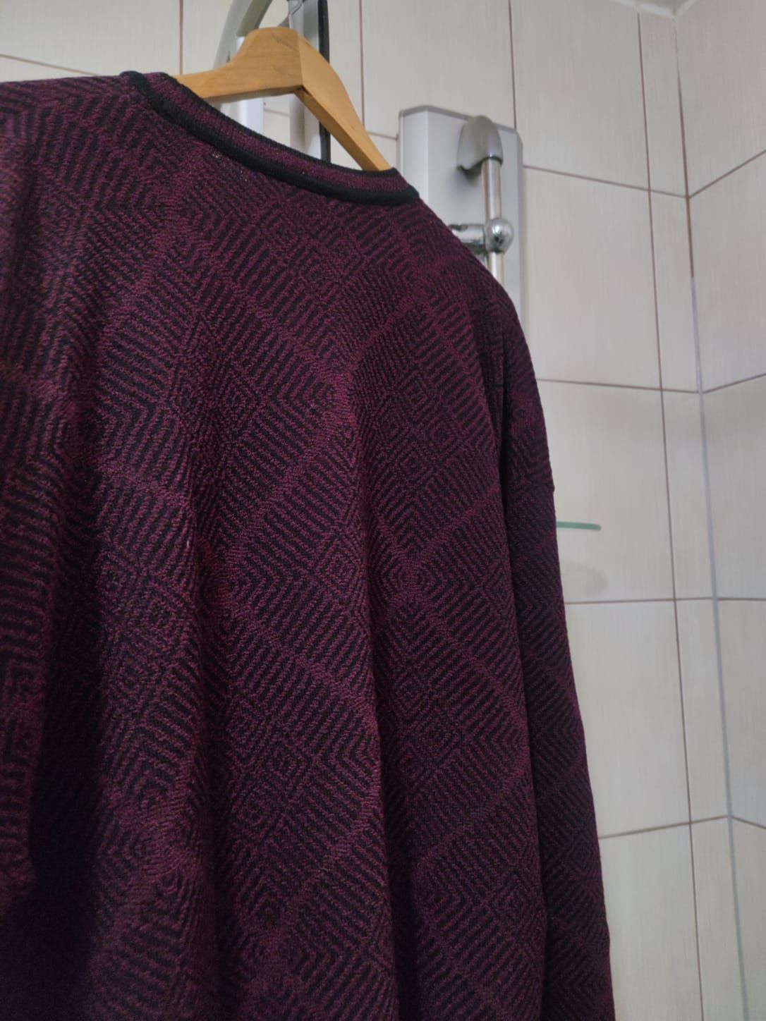 sweter sweterek XXL męski Hugo Boss wełniany wełna old vintage bluza m