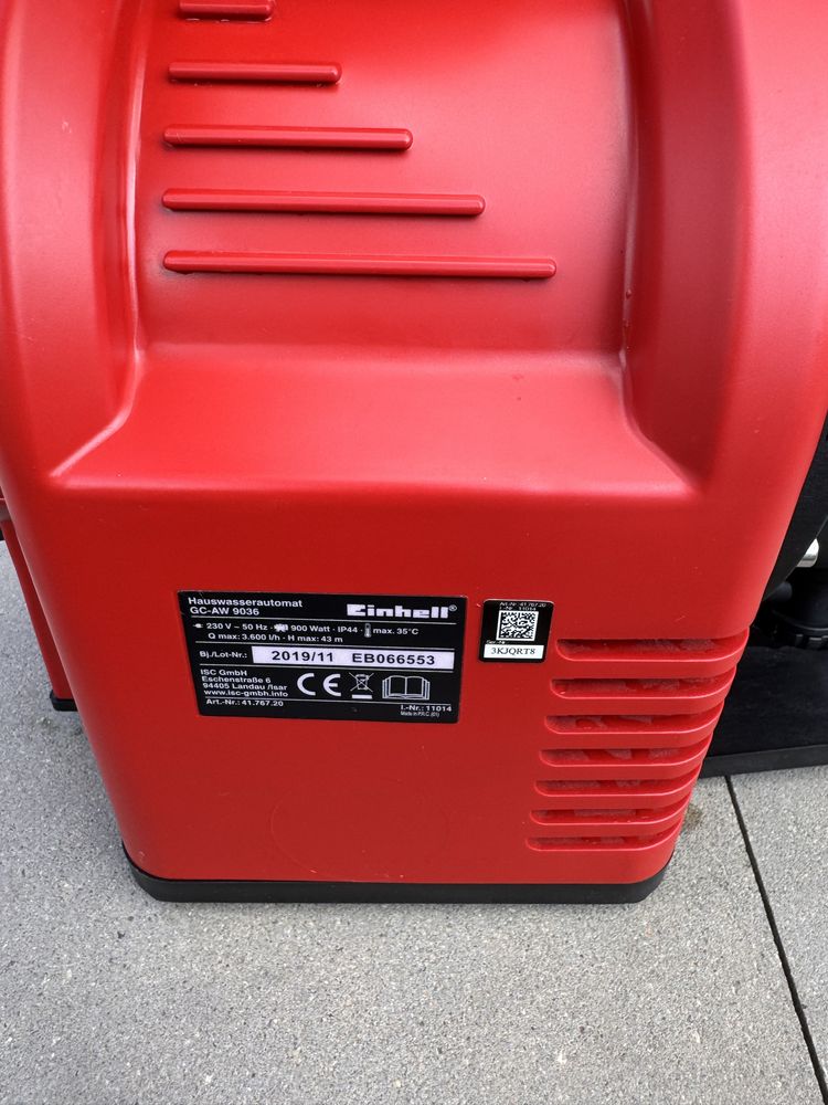 Pompa ogrodowa wodna automatyczna hydrofor Einhell GC-AW 9036
