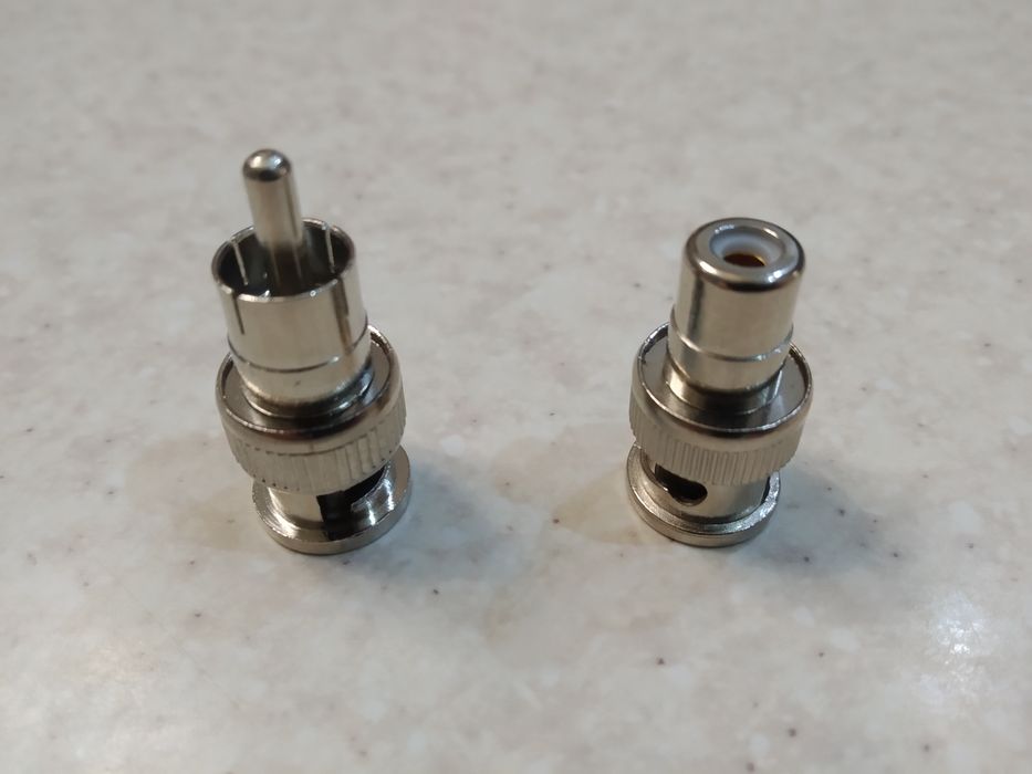 Перехідник BNC-RCA пара m+f