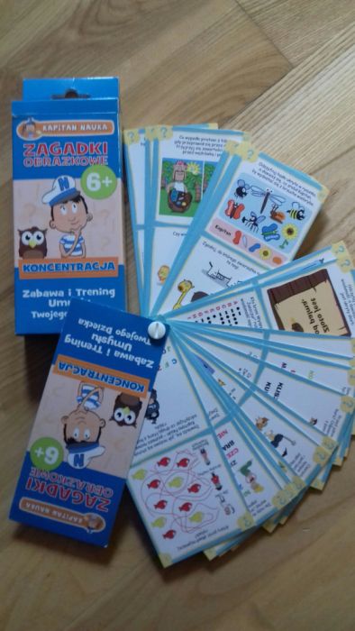Zagadki obrazkowe KONCETRACJA Kapitan nauka