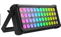 DMX512 oświetlenie sceniczne LED RGB, 80 W, 48 sztuk