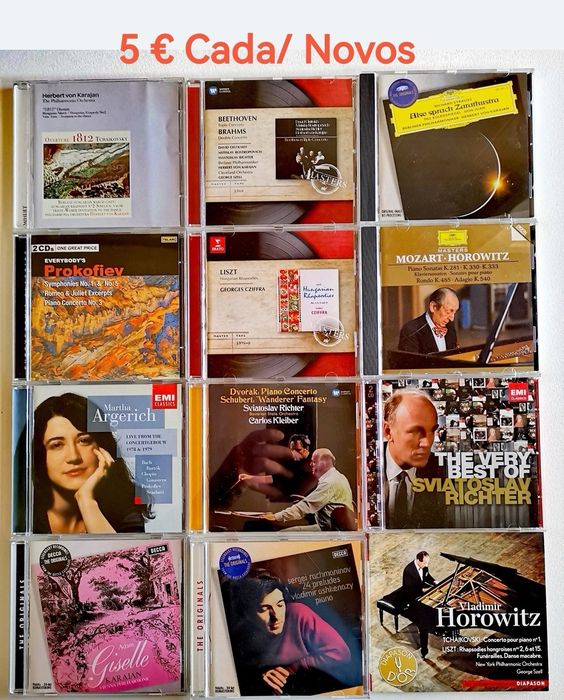 CDs Música Clássica e Jazz