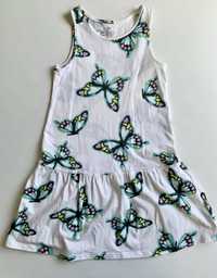 Letnia sukienka z motywem motyli, H&M