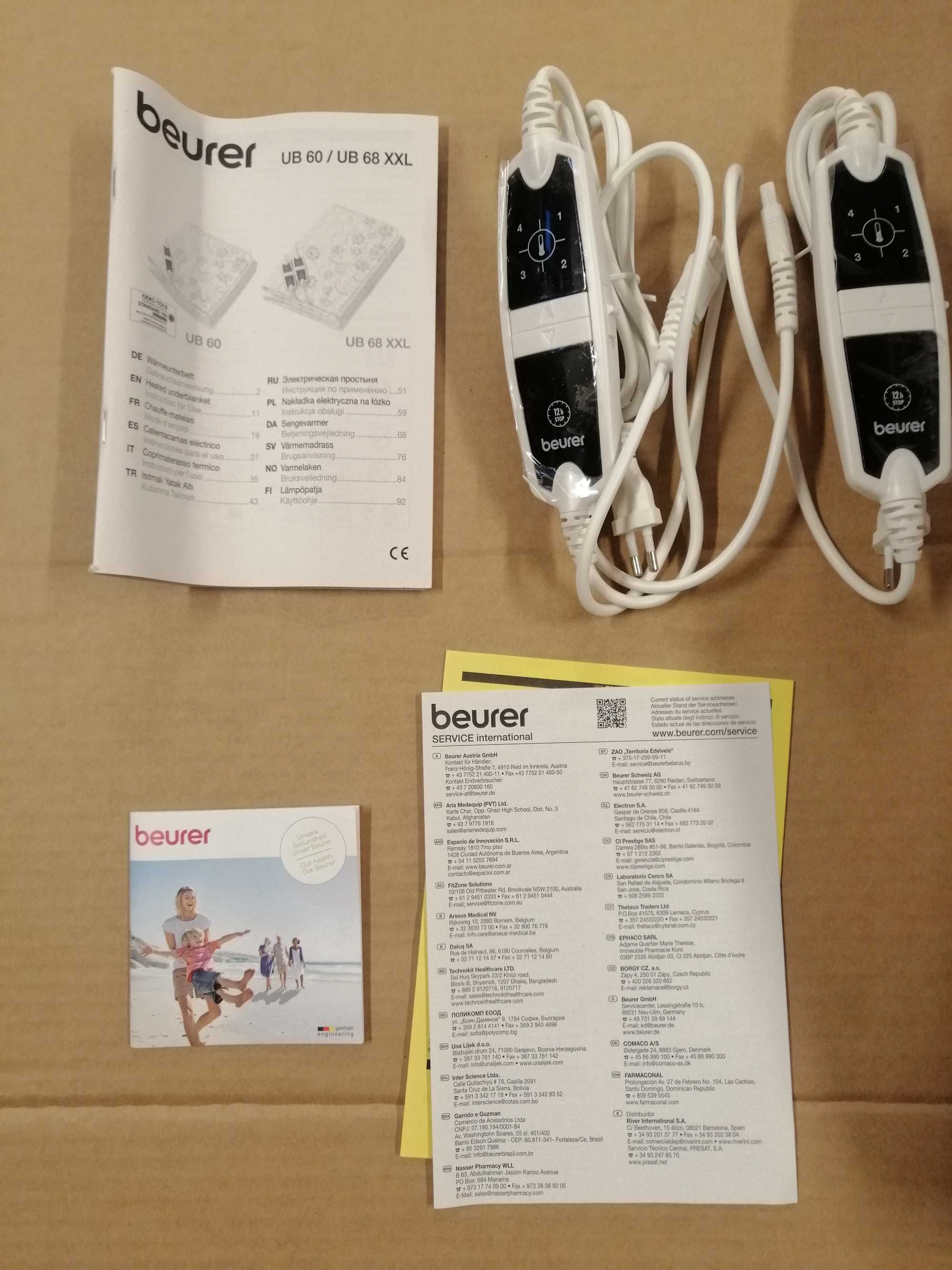 Nakładka elektryczna na łóżko BEURER WELLBEING UB 68 XXL 150x160cm