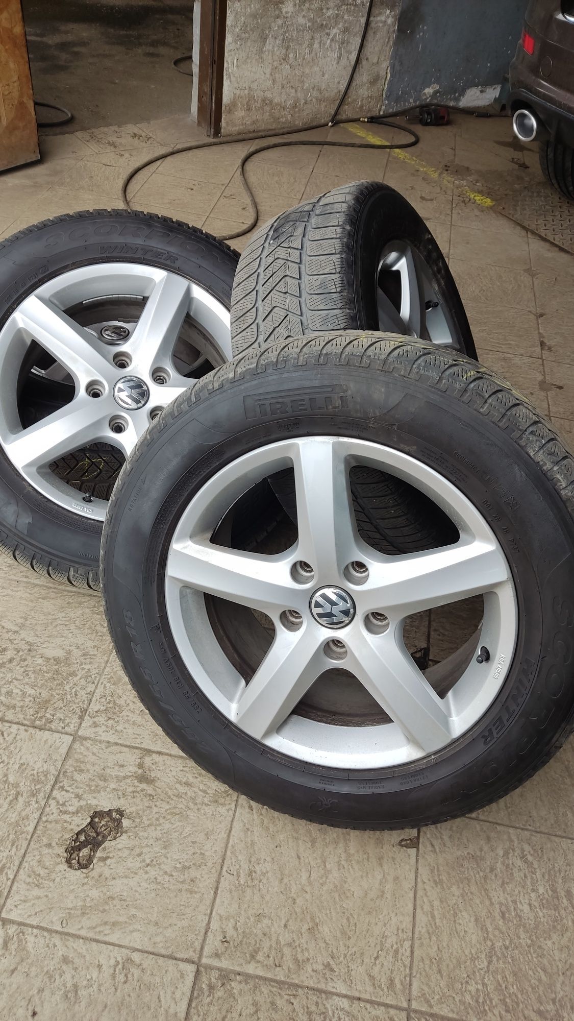 Opony z felgami VW touareg Pirelli zimowe