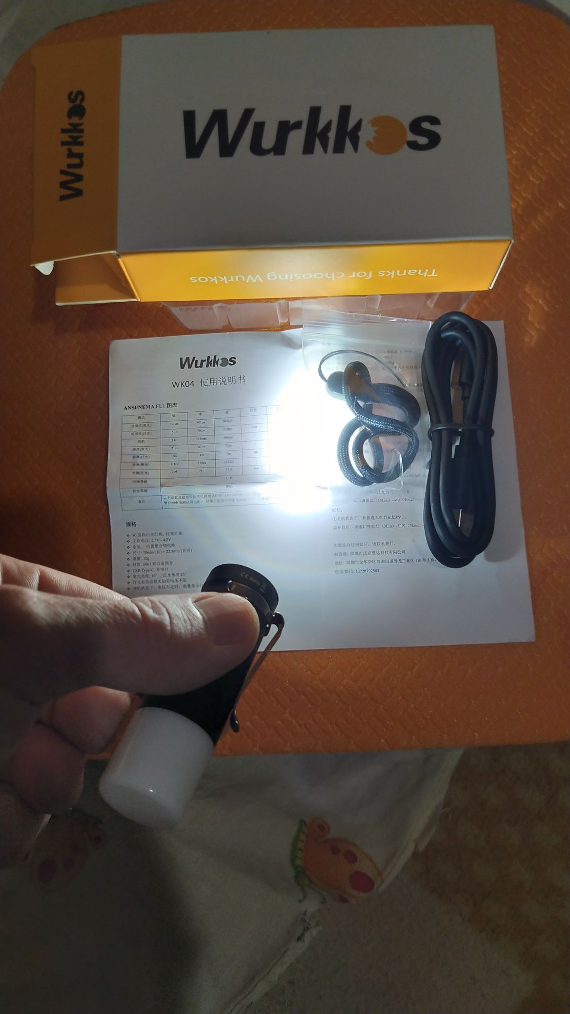 фонарь wurkkos wk04, как fenix lumintop sofirn новый  без торга