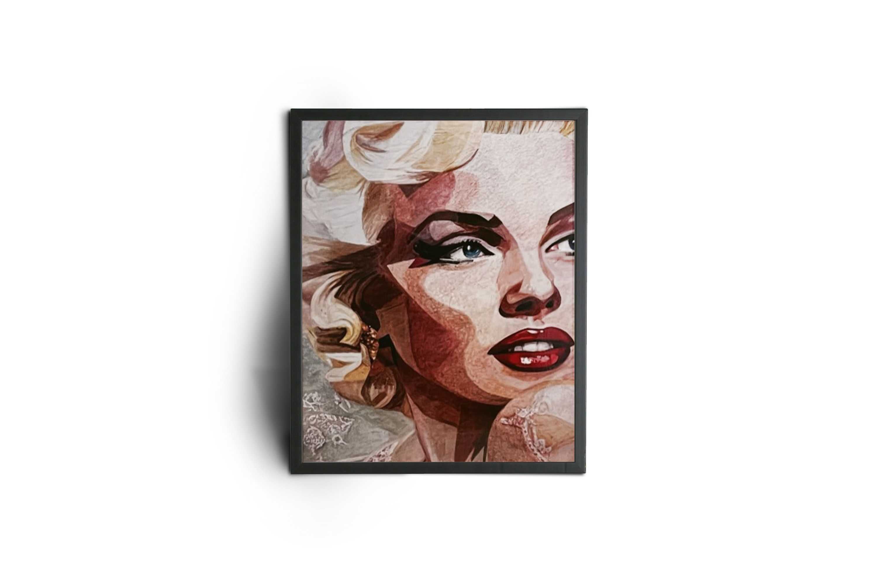 Obraz na Ściane do Sypialni Salonu Marilyn Monroe Plakat w Ramie