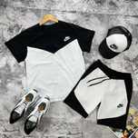 Спортивный костюм мужской летний Nike Tech Nsw футболка шорты комплект
