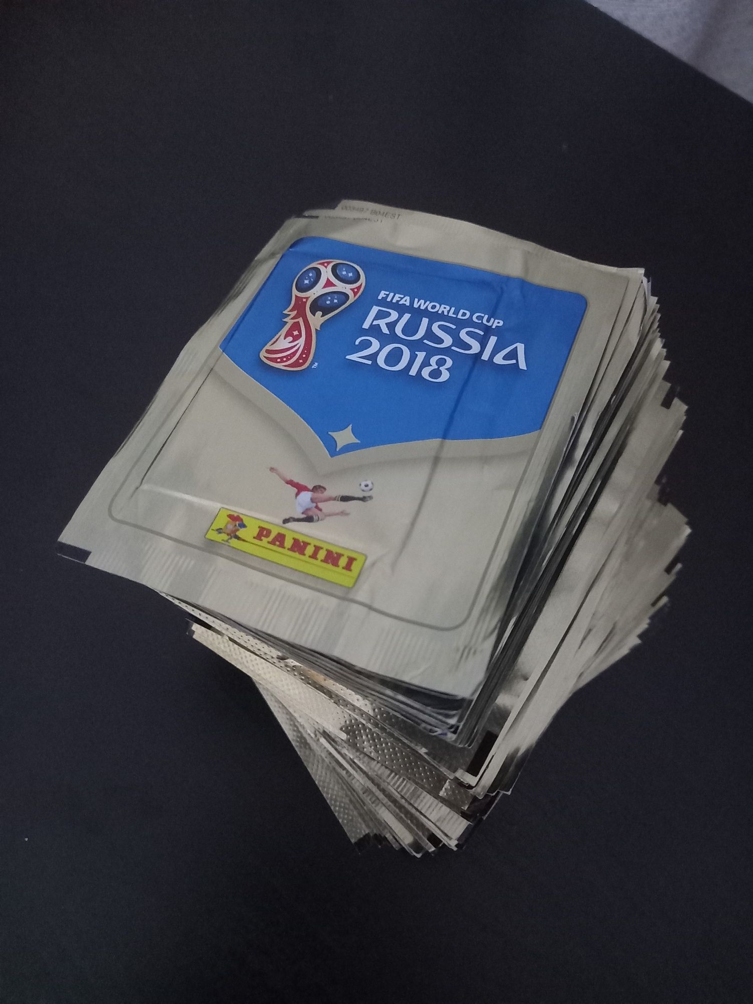 Lote 78 saquetas Mundial 2018 Panini